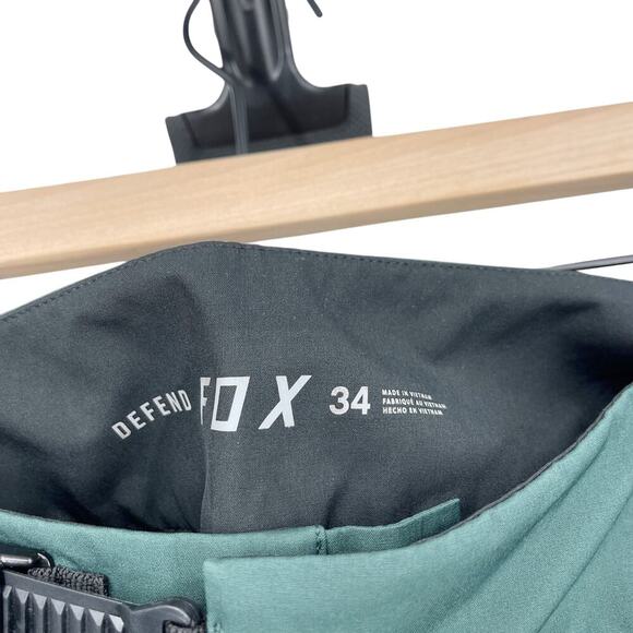 Fox Racing Defend 3L Water Pant MTB Emerald Green Men's Waist 34 NEW NWT - Picture 4 of 8